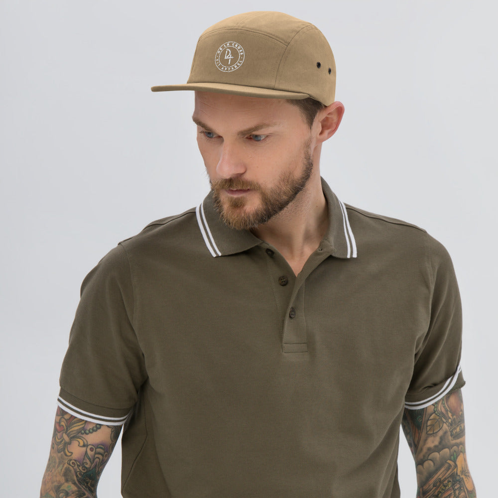 To live and Die in LA 5 Panel Snap Back Cap in Brown / Natural – Delinquent  Bros