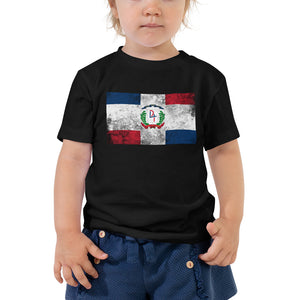 Hispanic Heritage Dominican Republic Toddler Short Sleeve Tee