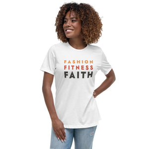 Fashion Fitness Faith Women's Relaxed T-Shirt