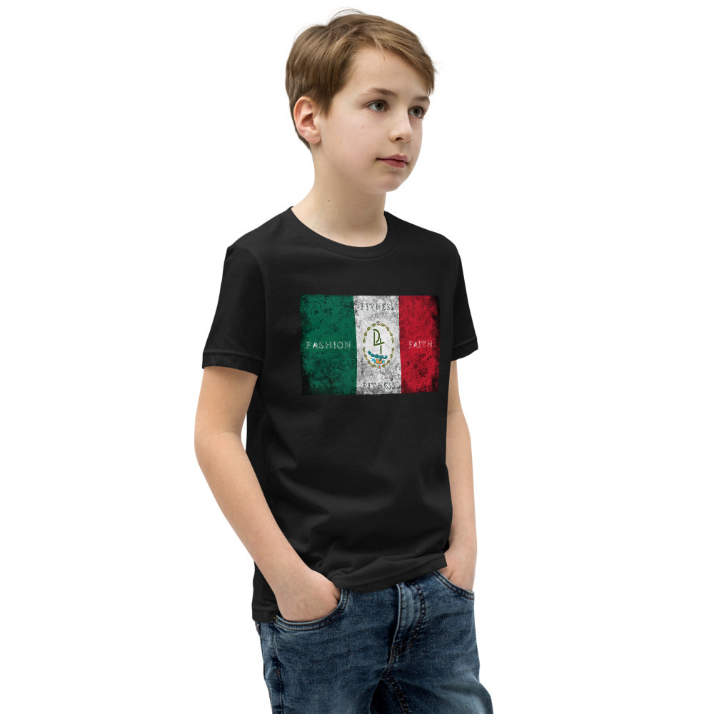 Hispanic Heritage Mexico Youth Short Sleeve T-Shirt